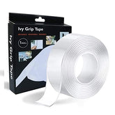 Tirupati Cart Transparent Double Sided Nano Tape | Heavy Duty Washable & Reusable Gel Adhesive Tape for Wall Mounting, Home, Kitchen, Office & Car | Strong No-Drill Multi-Purpose Tape