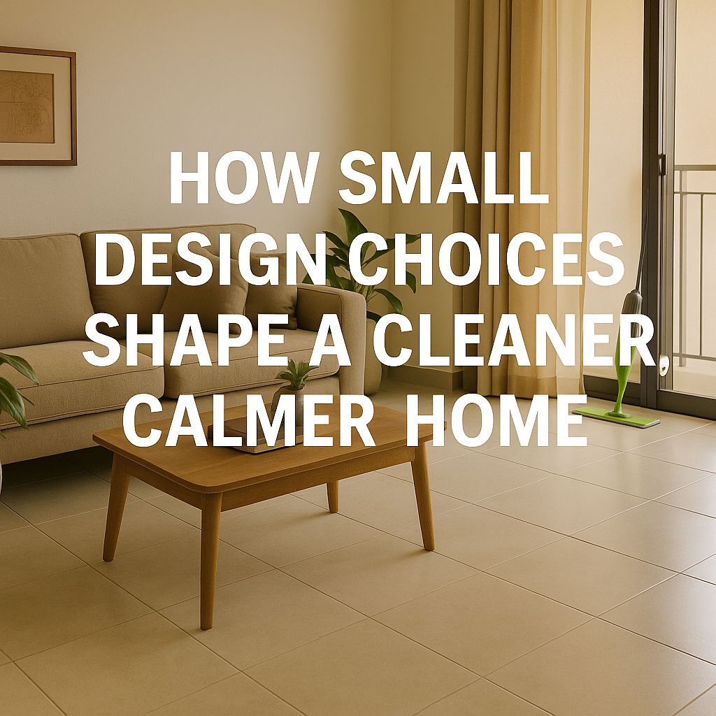 How Small Design Choices Shape a Cleaner, Calmer Home