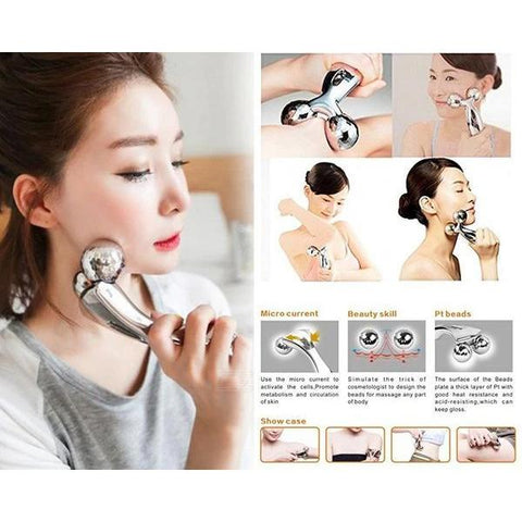 Tirupati Cart 3D Face and Body Roller Massager for Skin Tightening & Toning
