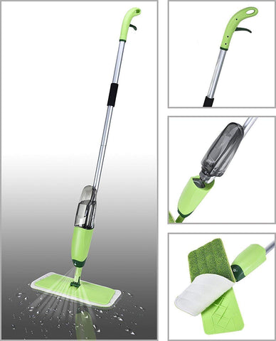 TIRUPATI CART Microfiber Floor Cleaning Healthy Spray Mop with Removable Washable Cleaning Pad and Integrated Water Spray Mechanism