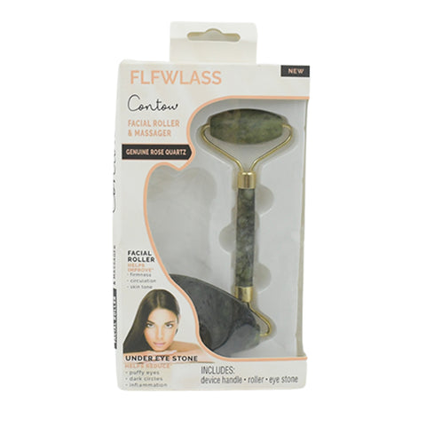 Tirupati Cart Jade Roller and Gua Sha Set for Glowing, Youthful Skin.