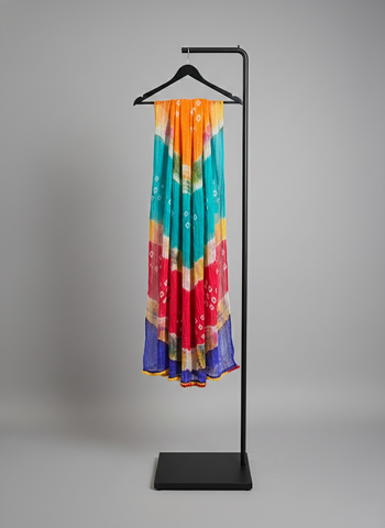 Nazneen Chiffon Multicolor Bandhani Dupatta