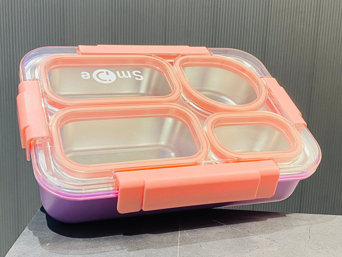 Tirupati Cart Partition Stainless Steel Bento Lunch Box – Leakproof & Reusable