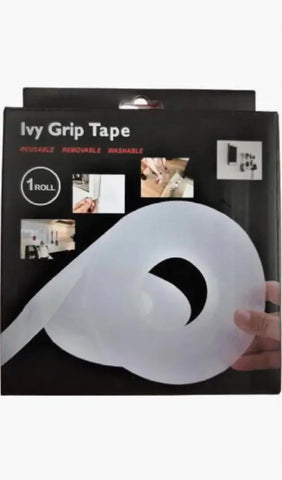 Tirupati Cart Transparent Double Sided Nano Tape | Heavy Duty Washable & Reusable Gel Adhesive Tape for Wall Mounting, Home, Kitchen, Office & Car | Strong No-Drill Multi-Purpose Tape